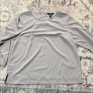 Lands' End Light Gray Long Sleeve Top